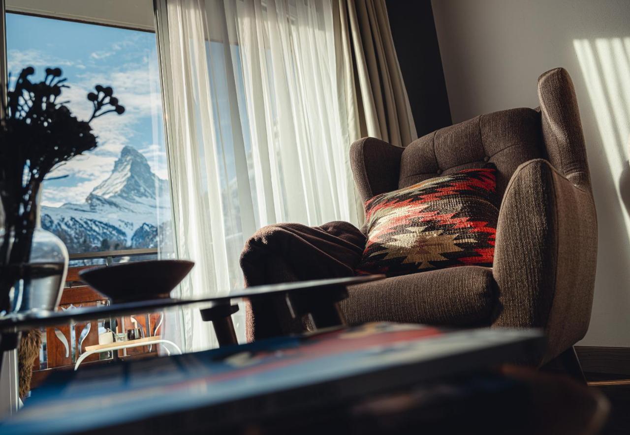 Hotel The Rex Zermatt Exterior foto